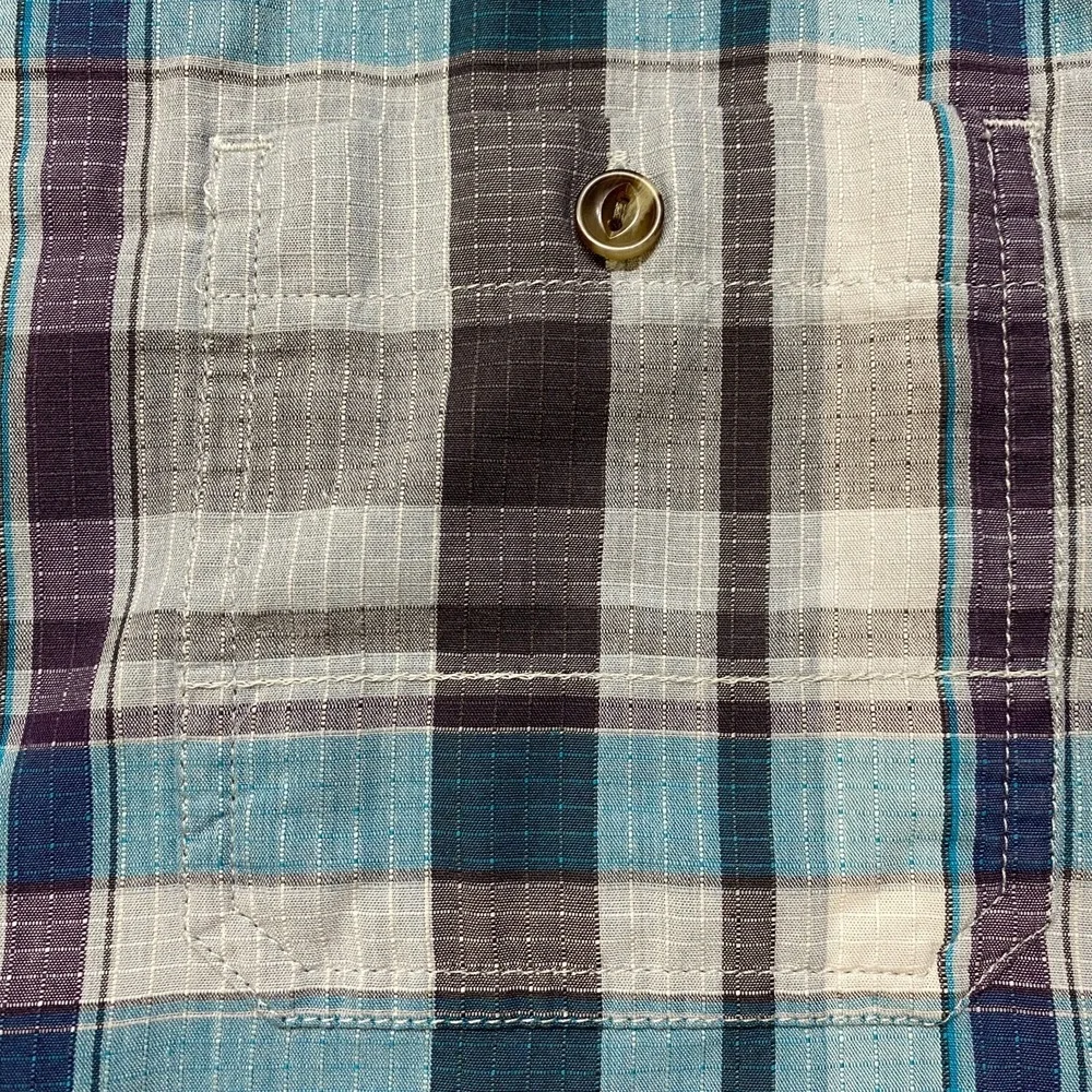 The North Face Men's Shirt Size L Multicolor‎ Plaid Outdoor Hiking Long Sleeve